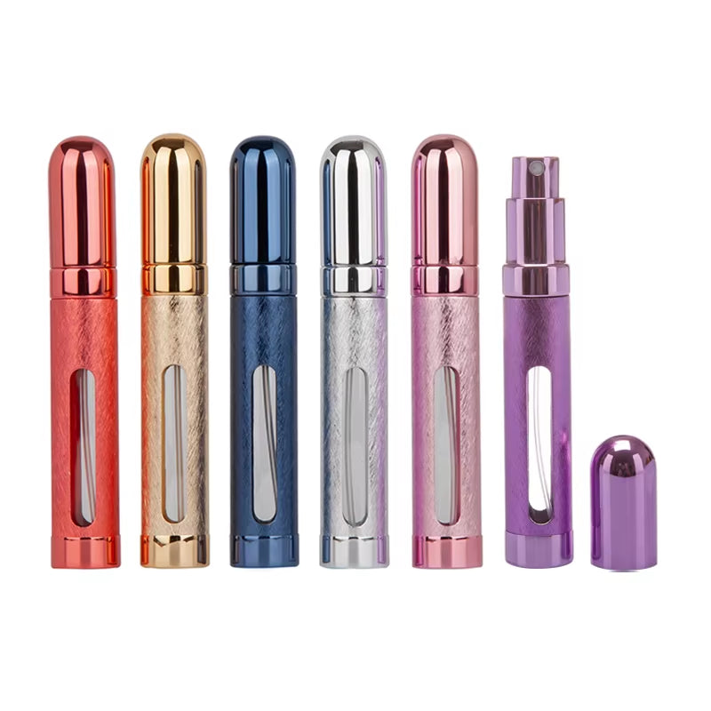 12ML Portable Mini Travel Perfume Bottle Atomizer Refillable Empty Cosmetic Spray Bottle for Women & Men Spray Scent Aftershave